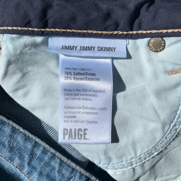Jimmy Jimmy Ripped & Repaired Boyfriend Jeans - Picture 9 of 9